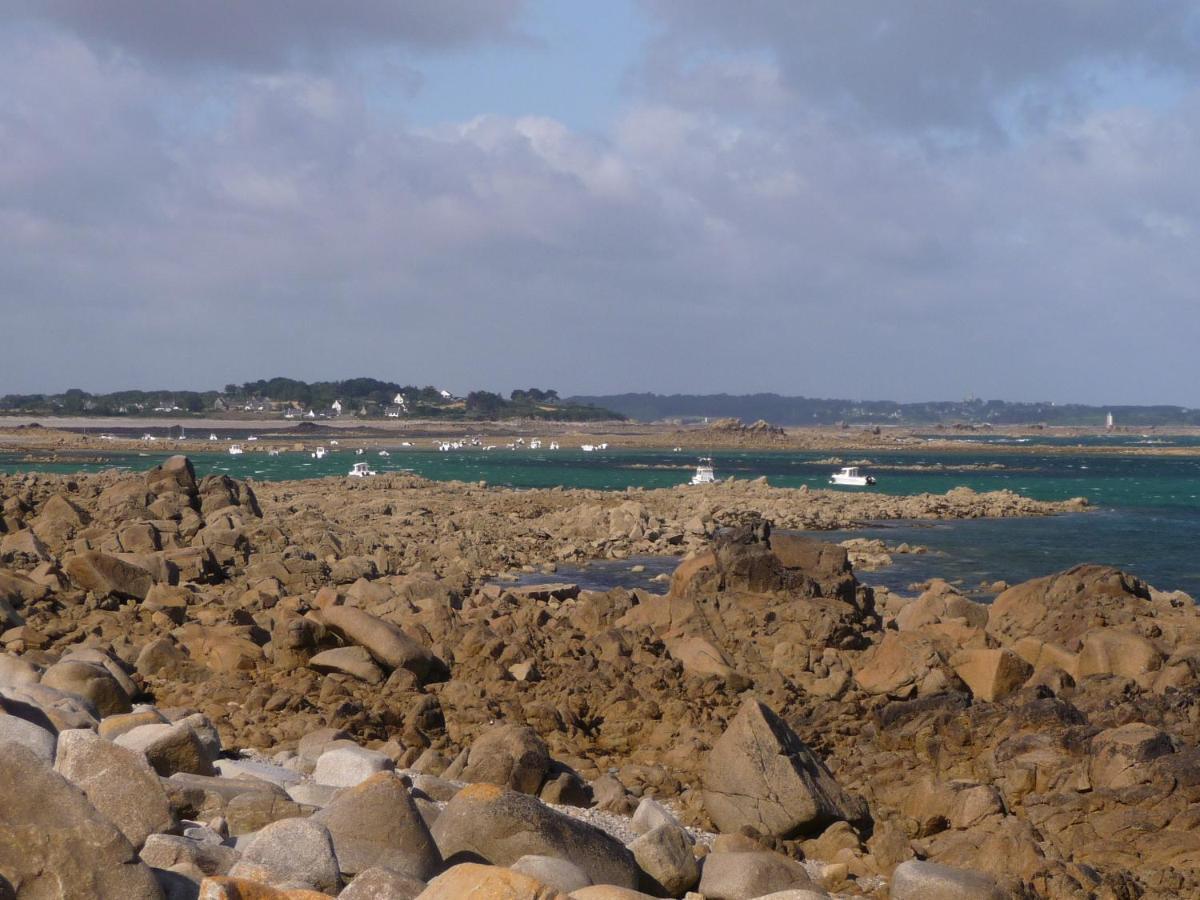 Bretagne Chambre D'Hotes Suite 53M2 Et Caravane Vintage Avec Cuisine Et Salle De Bains Privees Brittany B&B 53M2 Suite And Vintage Caravan Glamping With Private Kitchen And Bathroom Pleumeur-Gautier Ngoại thất bức ảnh